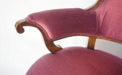 Biedermeier Fauteuil de Bureau Swivel Seat Wingback Chair circa 1830 - 788318