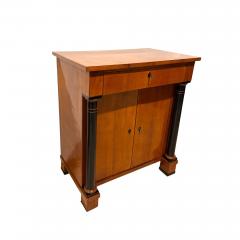 Biedermeier Half Cabinet Cherry Veneer Full Columns South Germany circa 1820 - 2954759