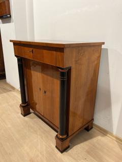 Biedermeier Half Cabinet Cherry Veneer Full Columns South Germany circa 1820 - 2954760