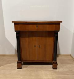 Biedermeier Half Cabinet Cherry Veneer Full Columns South Germany circa 1820 - 2954761