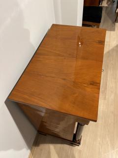 Biedermeier Half Cabinet Cherry Veneer Full Columns South Germany circa 1820 - 2954764