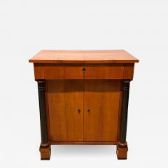 Biedermeier Half Cabinet Cherry Veneer Full Columns South Germany circa 1820 - 2962697