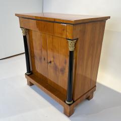 Biedermeier Half Cabinet Cherry Veneer Full Columns South Germany circa 1820 - 3821997