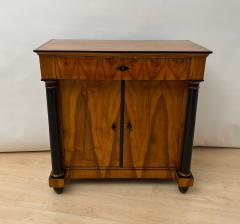 Biedermeier Half Cabinet Walnut Veneer Ebonized South Germany circa 1825 - 4240563