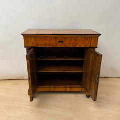 Biedermeier Half Cabinet Walnut Veneer Ebonized South Germany circa 1825 - 4240567