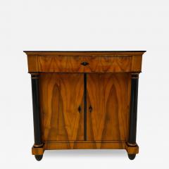 Biedermeier Half Cabinet Walnut Veneer Ebonized South Germany circa 1825 - 4241885