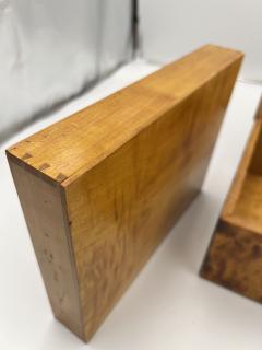 Biedermeier Jewelry Box Flamed Birch Maple Ebony Austria circa 1820 - 3424859