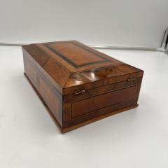 Biedermeier Jewelry Box Walnut Ebony Maple South Germany circa 1830 - 3898612