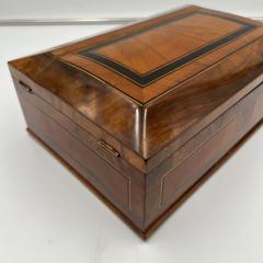 Biedermeier Jewelry Box Walnut Ebony Maple South Germany circa 1830 - 3898615