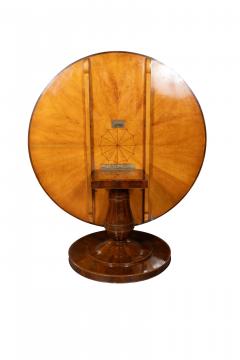 Biedermeier Mahogany And Satinwood Center Table - 4298719