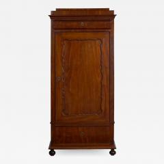 Biedermeier Mahogany Antique Armoire Wardrobe Cabinet circa 1830 50 - 1160825