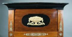 Biedermeier Mahogany Ebonized and Bronze Mounted Pier Mirror - 4128828