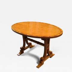 Biedermeier Oval Library Table - 4379271