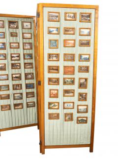 Biedermeier Pearwood Three Panel Screen - 4187484