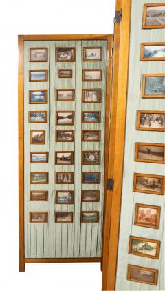 Biedermeier Pearwood Three Panel Screen - 4187520