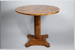 Biedermeier Pedestal Table Austria c 1830  - 3651272