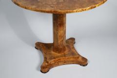 Biedermeier Pedestal Table Austria c 1830  - 3651275