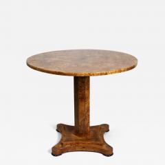 Biedermeier Pedestal Table Austria c 1830  - 3652837