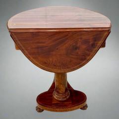 Biedermeier Period Oval Library Table desk Germany circa 1820 - 4450391