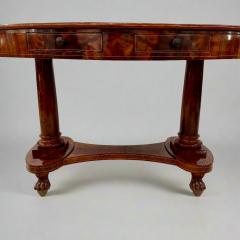Biedermeier Period Oval Library Table desk Germany circa 1820 - 4450400