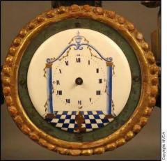 Biedermeier Period Wood and Gilt Clock - 678364