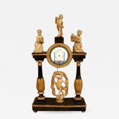 Biedermeier Period Wood and Gilt Clock - 679597