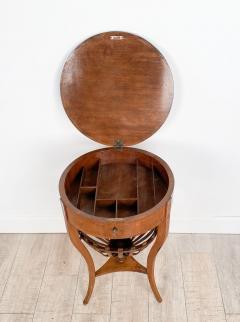 Biedermeier Round Work Table 19th century - 2488140