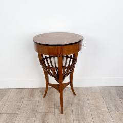 Biedermeier Round Work Table 19th century - 2488141