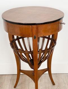Biedermeier Round Work Table 19th century - 2488142