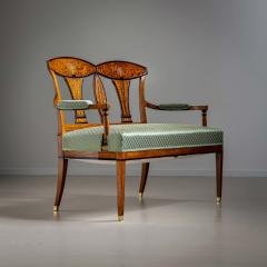 Biedermeier Settee Ash Vienna around 1810 - 4370165
