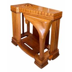 Biedermeier Style Austrian Art Deco Inlaid Console Table - 4439782