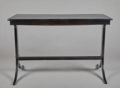 Biedermeier Style Black Lacquer Table - 4282667