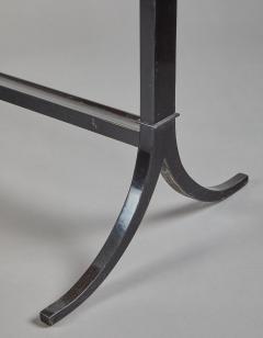 Biedermeier Style Black Lacquer Table - 4282675