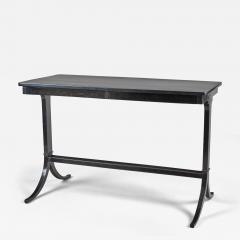 Biedermeier Style Black Lacquer Table - 4288105