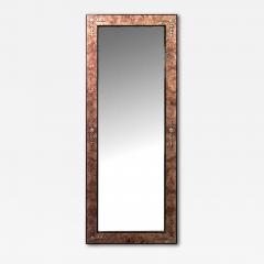 Biedermeier Style Burl Ash and Bronze Wall Mirror - 4693667
