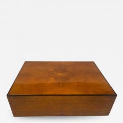 Biedermeier Style Decorative Box Walnut Veneer South Germany circa 1910 1920 - 1824186