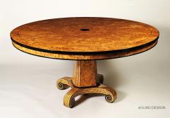 Biedermeier Style Round Dining Table by Iliad Design - 453740