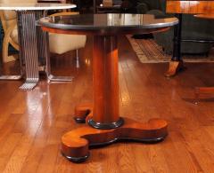 Biedermeier Style Walnut and Ebonized Side Table - 3702976
