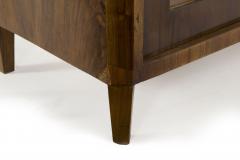 Biedermeier Style Walnut and Parcel Ebonized Display Cabinet - 787582