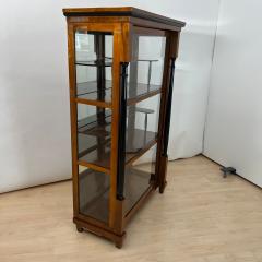Biedermeier Vitrine Walnut Brass Three Sides Glazed South Germany circa 1830 - 4248208