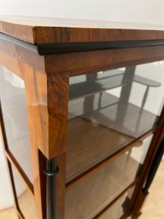 Biedermeier Vitrine Walnut Brass Three Sides Glazed South Germany circa 1830 - 4248210