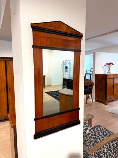 Biedermeier Wall Mirror Cherry Veneer Ebonized South Germany circa 1820 - 4550897