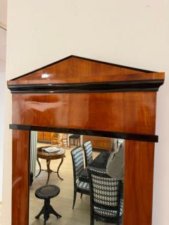 Biedermeier Wall Mirror Cherry Veneer Ebonized South Germany circa 1820 - 4550901