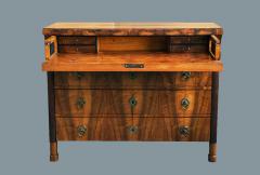 Biedermeier Walnut Bureau Commode Vienna c 1825  - 3497581