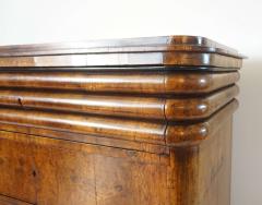 Biedermeier Walnut Commode or Chest of Unusual Form - 1013762