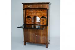 Biedermeier Walnut Secretaire Austria c 1825 30  - 3497216