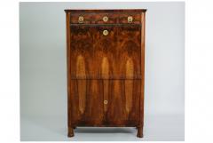 Biedermeier Walnut Secretaire Vienna c 1825  - 3452280