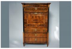 Biedermeier Walnut Secretaire Vienna c 1825  - 3508712