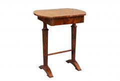 Biedermeier Walnut Side Table Vienna c 1825  - 3510326