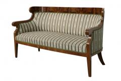 Biedermeier Walnut Sofa Vienna c 1825 30  - 3508530